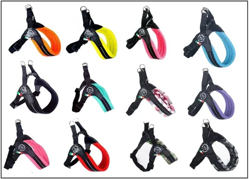 Tre Ponti Geschirr Easy Fit Soft Mesh Verstellbarer Bauchgurt, Farbe:lila, Größe:Gr.3.5 / 46-62 cm / bis 9 kg