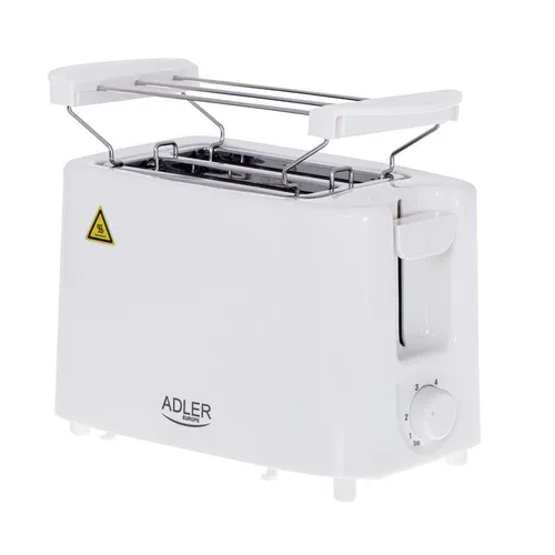 Adler AD 3223 Toaster für 2 Scheiben in Weiß
