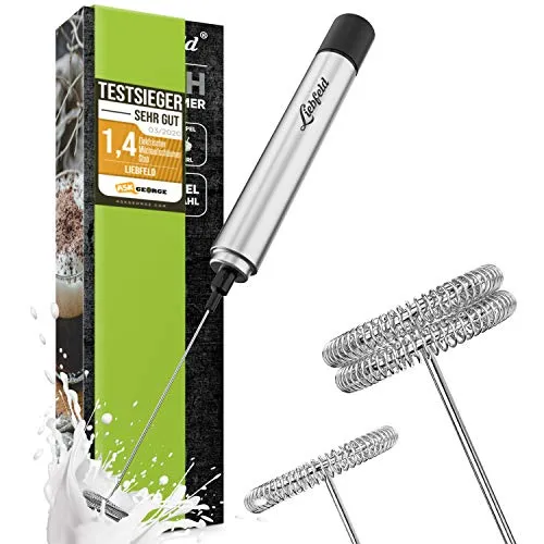 Liebfeld Milchaufschäumer Elektrisch in silber von Liebfeld