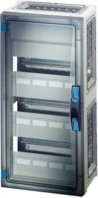 Hensel 68000179 FP 1319 Kleinverteiler Aufputz - Radlager & Silentlager mit 36 Teilungen, ideal für Installationsverteilungen bis 250 A, schutzisoliert und leicht zu montieren durch integrierte Dichtungen und Steckverbinder.