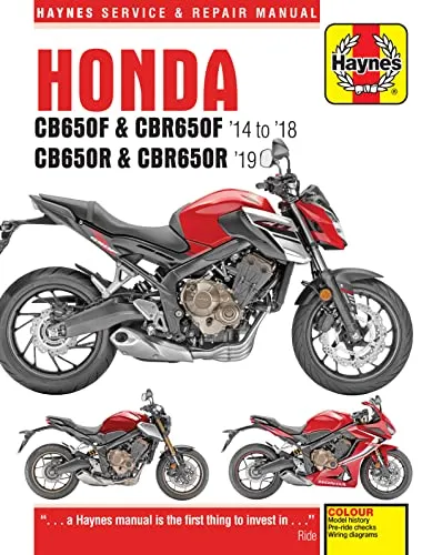 Honda Cb650f & Cbr650f '14 to '18 und Cb650r & Cbr650r '19