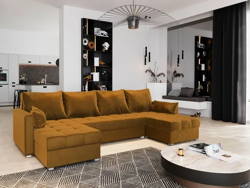 Masseno Ecksofa NAKO U-Form mit Schlaffunktion von Masseno