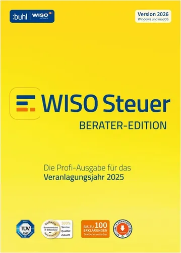 Buhl Data Service WISO Steuer 2026 Berater ESD Finanzen/Steuer Elektronisch/Lizenzschlüssel (DL42978-26)