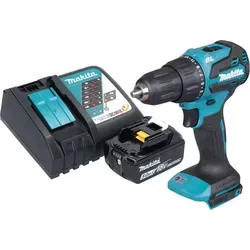 Makita DHP 490 RT1 Akku Schlagbohrschrauber 18 V - Akkuschrauber mit 65 Nm maximalem Drehmoment, bürstenlosem Motor und XPT-System für Schutz vor Wasser und Staub, ideal für präzise Bohr- und Schraubarbeiten.