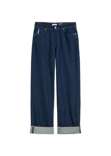 Marc O'Polo DENIM Tomma Wide Jeans - Nachhaltige Jeans im Five-Pocket-Stil mit hoher Taille und weitem Bein aus reiner Bio-Baumwolle, ideal für lässige Outfits und verantwortungsvolle Mode.