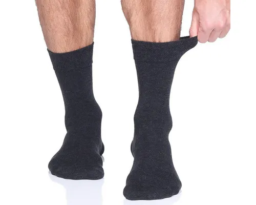 Venasoft Diabetikersocken 6 Paar Herren Diabetikersocken Komfortbund ohne Gummis, handgekettelte Spitze
