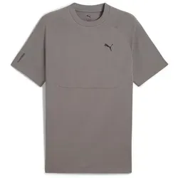 PUMA Herren Shirt TECH Tee - Shirts & Tops mit CAT Logo und Grafikprint am Ärmel, ideal für einen sportlichen Look und maximalen Komfort.