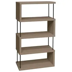 Mäusbacher Regal Sticks Dekor Grau Taupe - Stylisches Bücherregal in Grau Taupe, ideal zur stilvollen Aufbewahrung Ihrer Lieblingsbücher und Deko-Elemente.