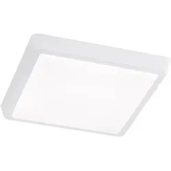 Moderne LED Deckenleuchte in Weiß für Wohnzimmer und Schlafzimmer