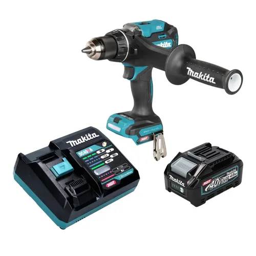 Makita DF 003 GM101 Akku Bohrschrauber 40 V max. 180 Nm Brushless - Akku-Bohrschrauber für leistungsstarkes Arbeiten. Mit 40 V und 180 Nm Drehmoment ideal für anspruchsvolle Projekte. Inklusive Ladegerät und kompakt im Design.