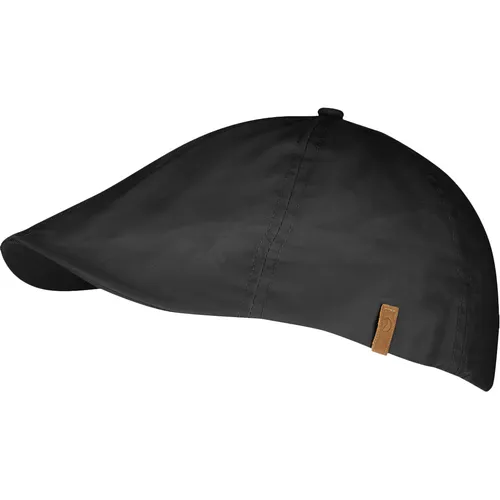 Fjällräven Övik Flat Cap - Schiebermütze Gr S/M schwarz - Stylische Schiebermütze aus G-1000 Eco, ideal für Freizeitaktivitäten. Leicht und atmungsaktiv für optimalen Tragekomfort.