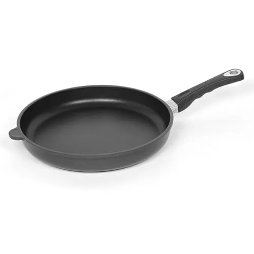 Lotus Gusspfanne Ø 32cm - Revolutionäres Antihaft-Kochgeschirr - Pfanne mit einzigartiger Lotus-Oberflächenveredelung, die eine 10-mal höhere Widerstandsfähigkeit bietet und nicht überhitzt. Ideal für langlebige Kochfreude!