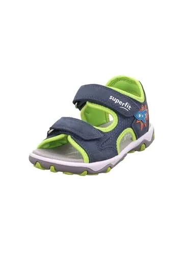 Superfit Jungen Mike 3.0 Sandalen, Blau Grün 8020, 34 EU