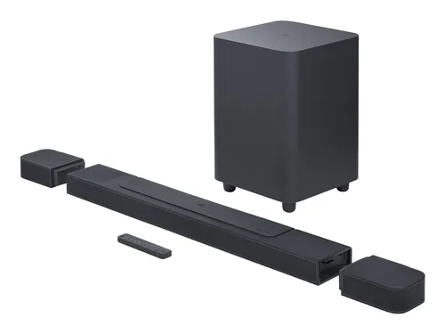 JBL Bar 1000 – 7.1.4-Kanal Soundbar - Soundbars für Heimkino mit abnehmbaren Surround-Lautsprechern für flexibles Platzieren und Dolby Atmos für ein immersives Klangerlebnis.
