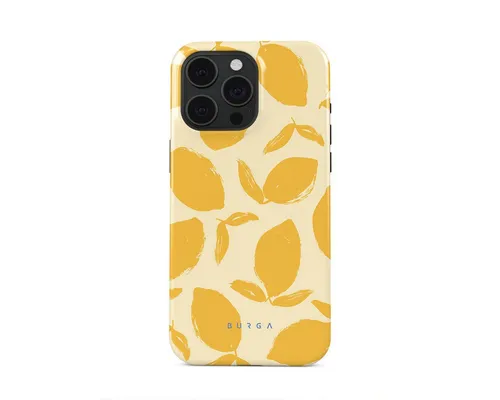 BURGA Lemon Tart Cover für iPhone 15 Pro - Stylisches Gelb für dein iPhone 15 Pro, schützt vor Kratzern und Stößen – ideal für den Alltag!