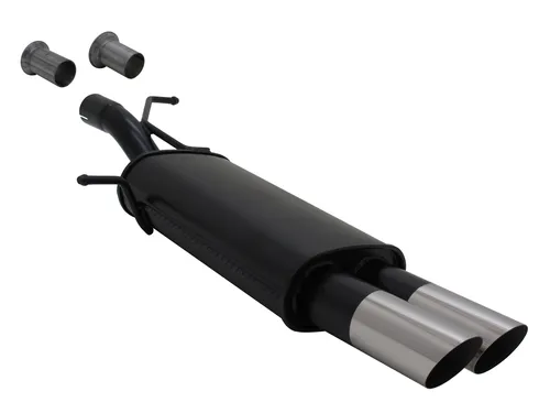 Novus Sportauspuff für Peugeot 307 / Citroen C4 2x76mm MS-Design - Schalldämpfer mit sportlichem Design, verbessert den Klang und die Leistung Ihres Fahrzeugs für ein dynamisches Fahrerlebnis.