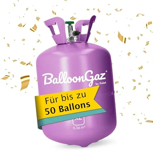 Folat 25203 BallonGaz Helium – 360 Liter für 50 Ballons in grün von Folat