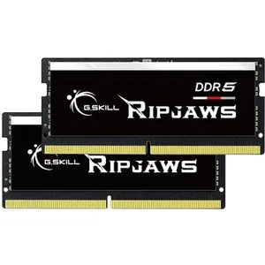 G.Skill Ripjaws SODIMM DDR5-4800 - 32GB Dual Channel - RAM für Laptops mit 32GB (2x16GB), 4800 MHz Geschwindigkeit und Intel XMP Unterstützung für optimierte Leistung.