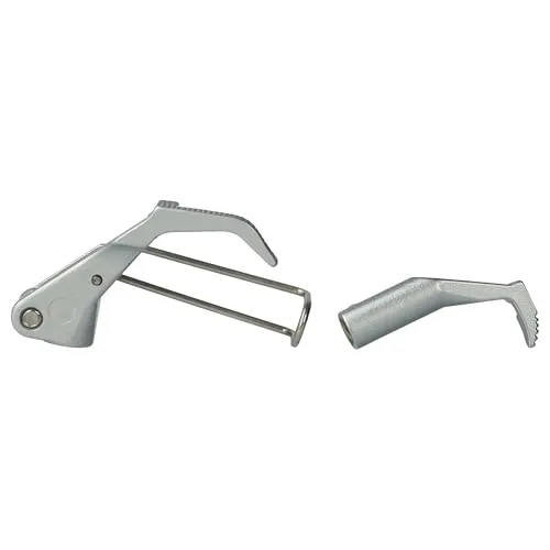 vhbw linker Reißverschlussfuß kompatibel mit Duerkopp Adler 669, 767, 467, 667, 367, 1767, 868, 869, 768, 867 Industrienähmaschine