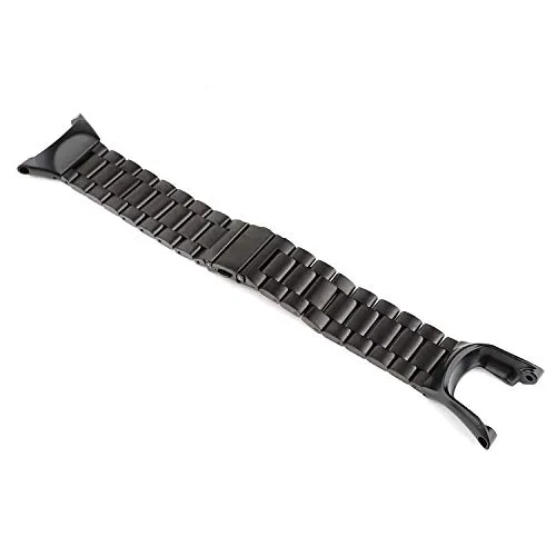 Demupai Armband Kompatibel mit Suunto Ambit 3 Sport/ 3 Run/3 Peak, Edelstahl Metall Ersatzarmband für Suunto Ambit 1/2/2S/2R (Schwarz 3)