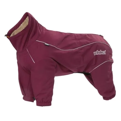Rukka Pets Thermo-Overall 45 cm, wine - Hundemantel mit winddichtem, wasserfestem Material und wärmendem Plüschfutter. Verstellbare Taille und Kragen sorgen für perfekten Sitz und hohen Tragekomfort.