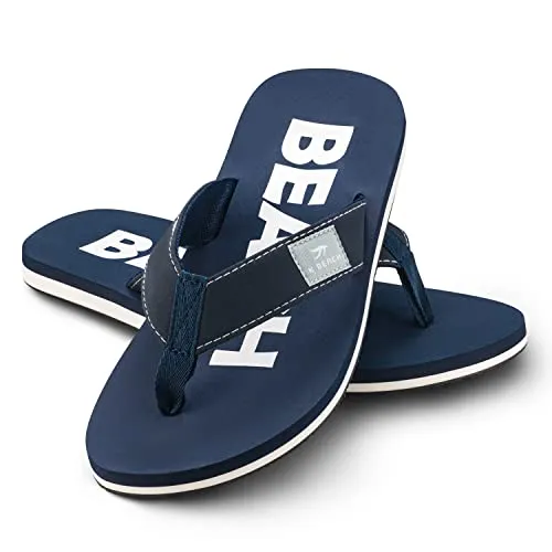 Ultrapower Flip-On Zehentrenner | Flip Flops | Badelatschen | Strandschuhe | Duschlatschen | Zehenstegpantolette | Freizeit | Bad | Sauna Schuhe | Sandalen | ZT1, | :D.Blau/Weiß, Größe:36 / UK 3.5