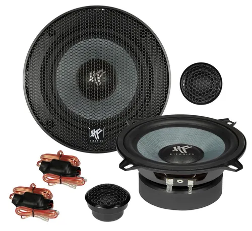 ZS5.2E Car-HiFi-Lautsprecher - Hochwertiges 5.25'' Komponenten-System mit 80 W RMS, neodym Hochtöner für klaren Klang und beeindruckenden Frequenzgang von 63 - 24000 Hz, ideal für ein erstklassiges Klangerlebnis im Auto.
