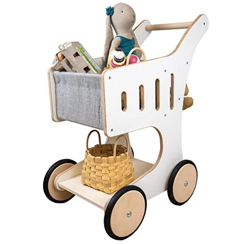 Meppi Einkaufswagen Lollipop aus Holz für Kaufladen von Meppi