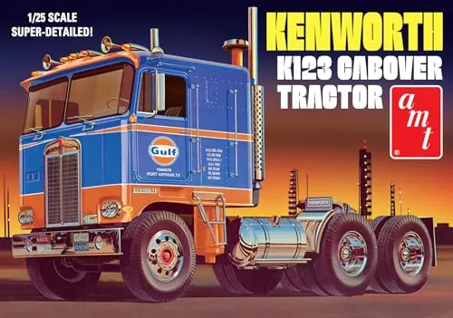 AMT Kenworth K-123 Cabover Gulf Modellbausatz im Maßstab 1:25