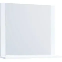 VCM Wandspiegel Lendas 915163, rechteckig, weiß - Sonstige Badezimmermöbel, moderner Wandspiegel mit Ablagefläche, ideal für Flur, Wohn- und Schlafzimmer sowie Badezimmer. Lieferung inklusive Montagematerial.