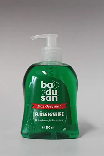 badusan Flüssigseife Das Original 300 ml mit Koniferenduft & Rosskastanie revitalisierend ph-hautneutral