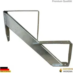 Treppenholm 2 Stufen Verzinkt – 34cm Höhe