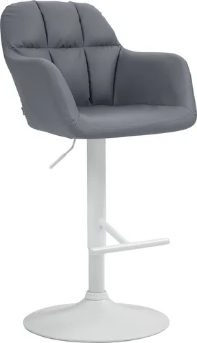 CLP Barhocker Natoma Kunstleder in grau von CLP