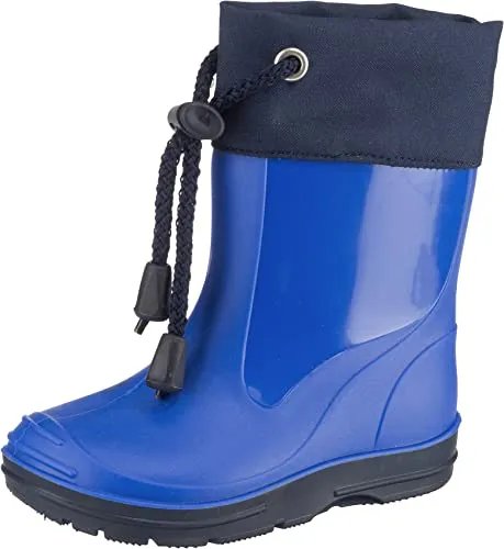 Beck Unisex Kinder Basic Gummistiefel - Blau, 21 EU - Stiefel für Jungen, wasserfest und ideal für nasse Tage im Freien, robustes Material für hohen Tragekomfort