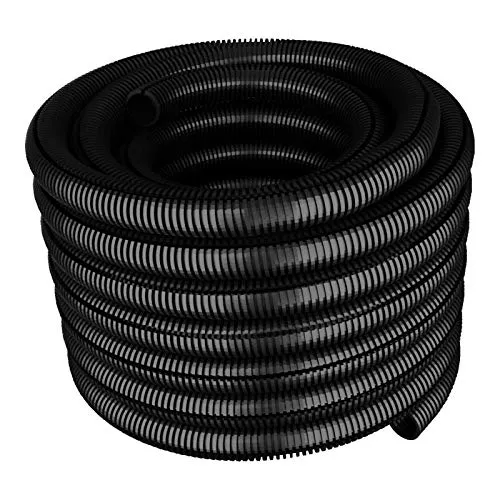 Elektroplast 50m Wellrohr Ø10 PE Kabel Schutz Rohr Marderschutz geschlitzt 10/7 Isolierrohr Schutzrohr 0.26€/m Kabelrohr 6083