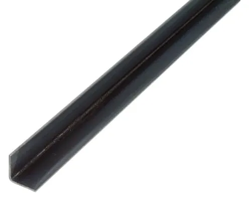 Winkelprofil aus Stahl, roh, glatt, 1000 x 15 x 15 x 1,2 mm