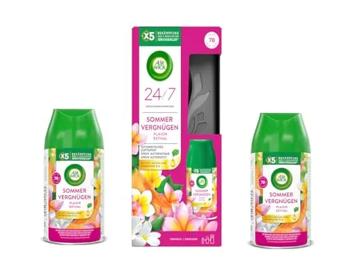 Air Wick Freshmatic Max Starter-Set Sommervergnügen 250ml + 2x Nachfüller Sommervergnügen 250ml