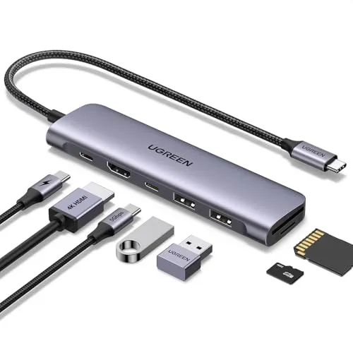 Ugreen CM195 USB-C Hub mit 6 Ports von UGREEN
