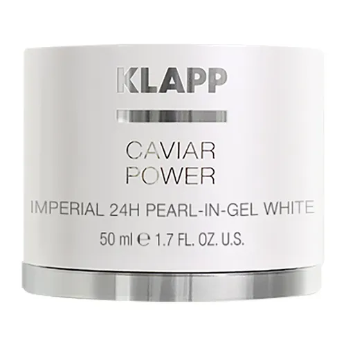 KLAPP Caviar Power Imperial 24 h Pearl-in-Gel White 50 ml - Tagespflege mit luxuriösem Kaviar-Extrakt, spendet intensive Feuchtigkeit und sorgt für ein strahlendes Hautbild den ganzen Tag.