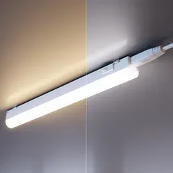 ledscom.de 5er Set LED Unterbau-Leuchten Rigel, 25,9cm, Farbtemperatur einstellbar - Einbauleuchten mit flexibler Reihenschaltung und energiesparender LED-Technologie, ideal für Küchen, Schränke und Werkstätten.