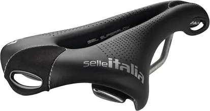 Selle Italia Max Flite Gel Superflow - Bequemer Fahrradsattel - Fahrradsättel mit Gelpolsterung für maximalen Komfort und Superflow-Öffnung zur Druckentlastung, ideal für lange Fahrten.
