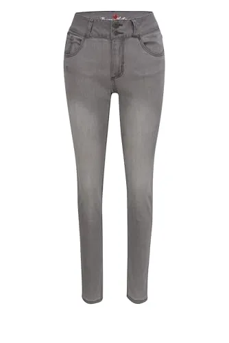 Buena Vista Tummyless Stretch Denim Grey 888 J5664 601 HL4.1863 XS - Jeans in Grey: Robuster 8 oz Denim für optimale Haltbarkeit und internationales Größensystem für perfekten Sitz und maximalen Tragekomfort.