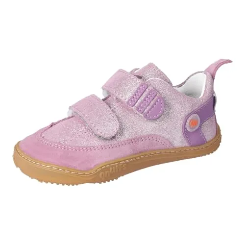RICOSTA Qnuffs Barfußschuhe AHORN für Mädchen, Klettverschluss, Naturkautschuk