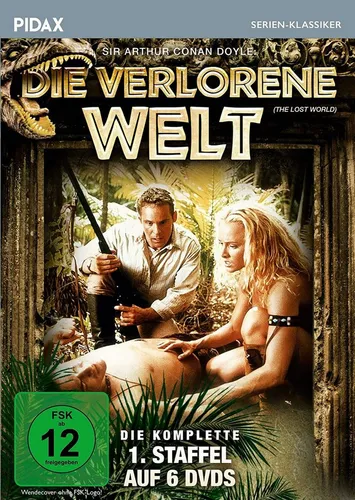 DVD Die verlorene Welt Staffel 1 - Abenteuer und Spannung - Erleben Sie die packende Expedition des Dr. Challenger im Amazonas! Diese spannende Serie vereint Abenteuer, Humor und Nervenkitzel, basierend auf dem Roman von Sir Arthur Conan Doyle.