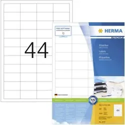 Herma Universaletiketten 4272 Premium in schwarz von HERMA