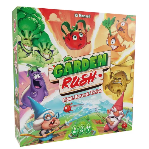 SPACE Cowboys Garden Rush Board Game Ages 10+ 2 Players 30 Minutes Pla