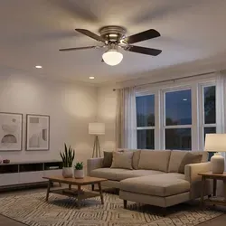 GLOBO LIGHTING Deckenventilator mit Sprachsteuerung und RGB-Beleuchtung
