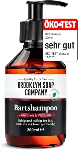 Bartshampoo 200ml – BROOKLYN SOAP COMPANY in schwarz von Brooklyn Soap Company
