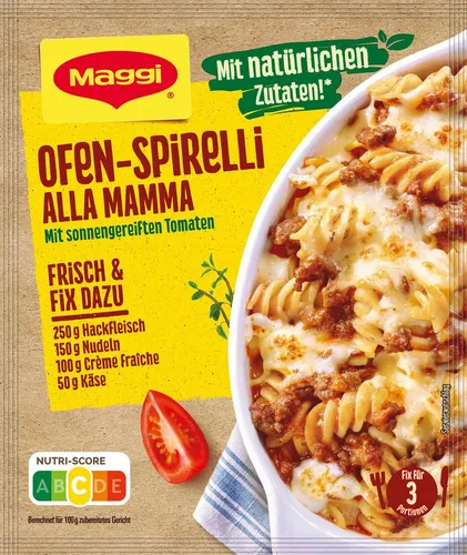 MAGGI Ofen Spirelli alla Mamma