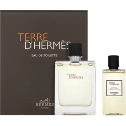 HERMES Terre D'hermès Geschenkset Eau de Toilette & Duschgel - Duft-Set für Herren mit 150 ml Eau de Toilette und Duschgel, ideal für den modernen Mann, der einen markanten Duft schätzt.